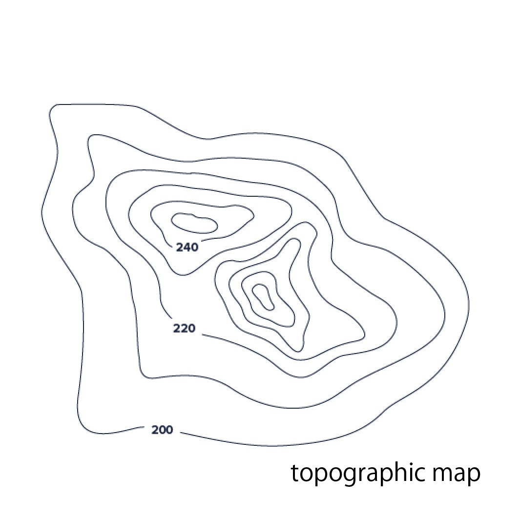 ■Black Topographic Collar 2Size(トポグラッフィック カラー)