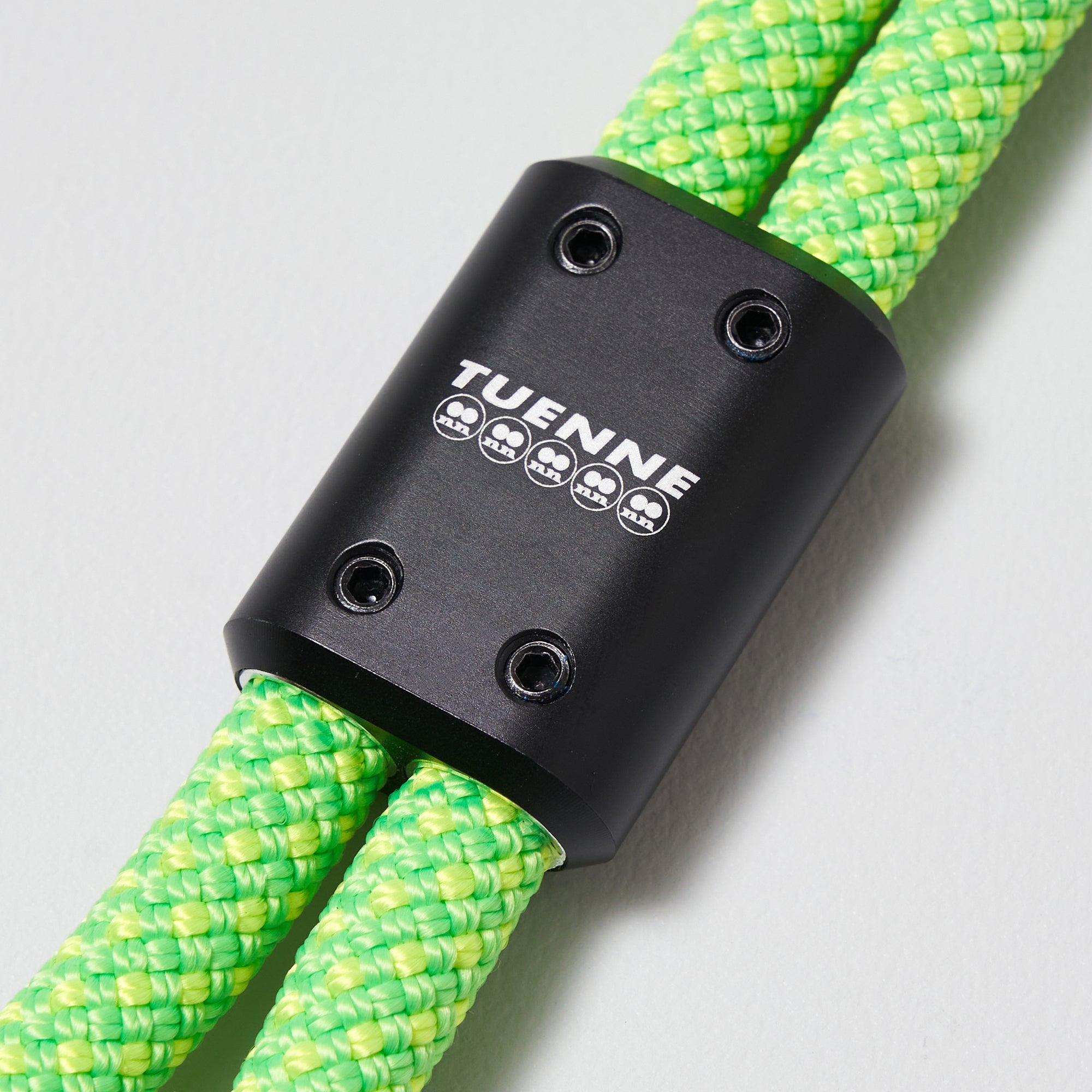 □2- in-1 Rope Dog Leash / Neon Green / 182cm（2頭引ロープリード）