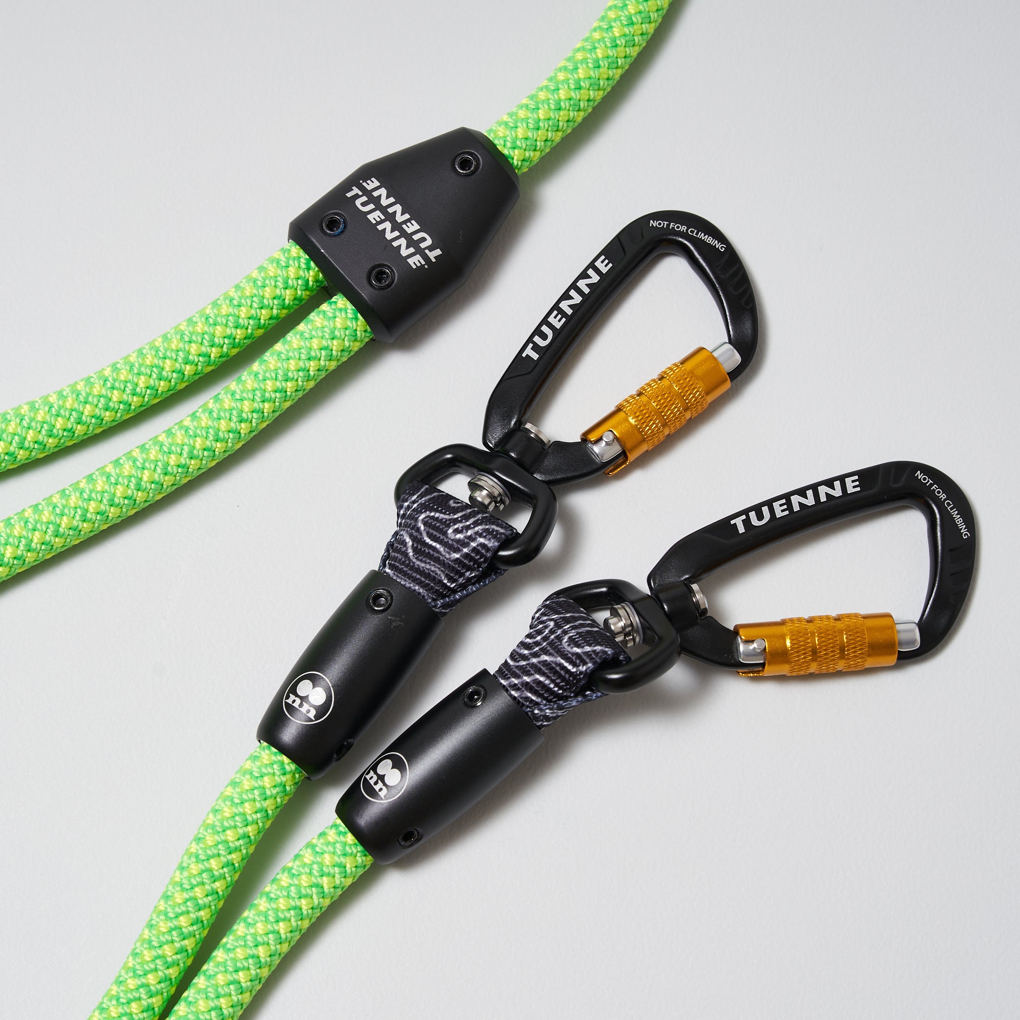 ■2- in-1 Rope Dog Leash 22Color / 122cm（2頭引ロープリード）